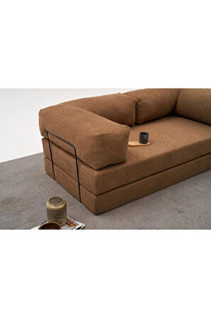 Comfort Serisi Yataklı Üçlü Modül Kahve