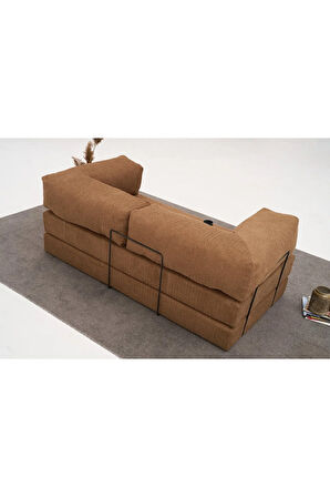 Comfort Serisi Yataklı Üçlü Modül Kahve