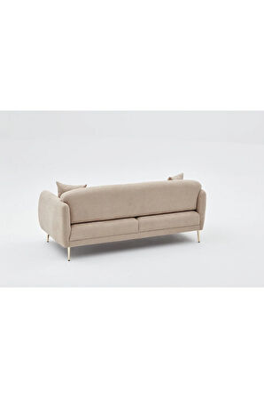 Simena Serisi Yataklı Üçlü Bej