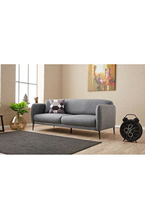 Venüs Yataklı Üçlü Koltuk Gri