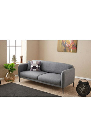 Venüs Yataklı Üçlü Koltuk Gri