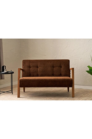 Kemer İkili Koltuk Kahve