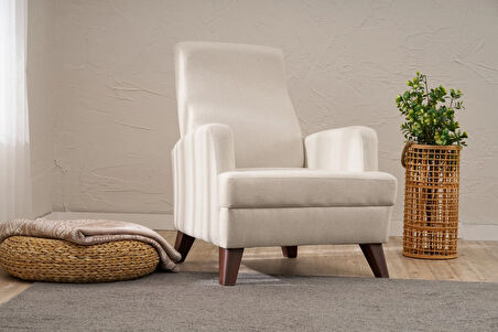 Aly Serisi Yataklı Sandıklı Koltuk Takımı Krem Arzilla