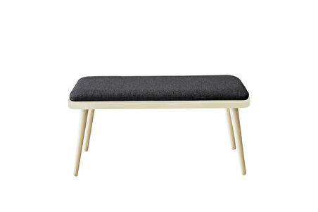 MİORA MİNİ BENCH SEDEF KREM ANTRASİT
