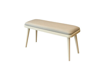 MİORA MİNİ BENCH SEDEF KREM KREM