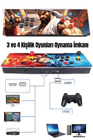 Süper Box 2025 Retro Oyun konsolu