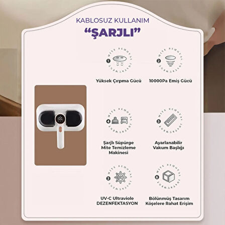 S10 Pro Max Titreşimli Dijital El Süpürgesi