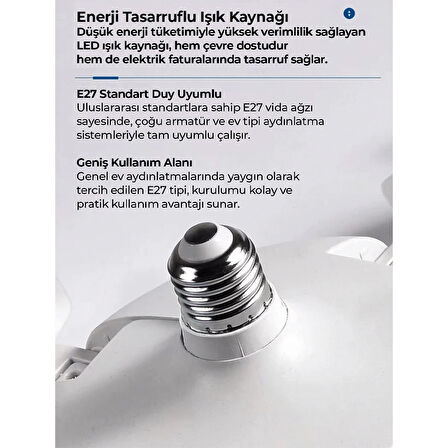 Işıklı Drone Tavan Vantilatörü