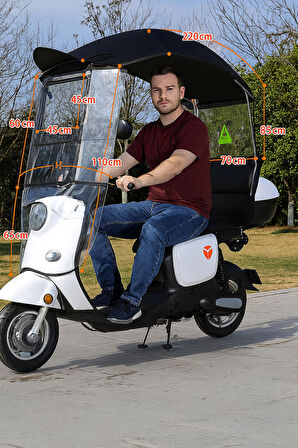 Motorsiklet Tentesi Siyah