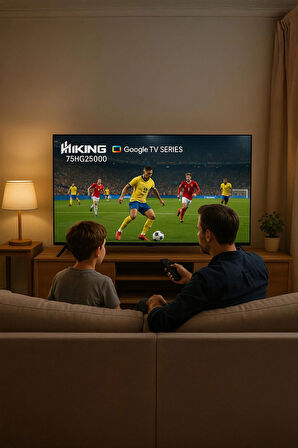 Hiking Serisi 75" 190 Ekran 4K Ultra HD Uydu Alıcılı Smart QLED Google TV