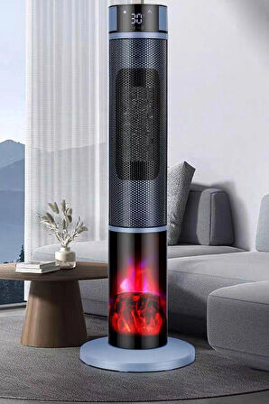 Robo Şömineli Kule Tipi Dikey Isıtıcı