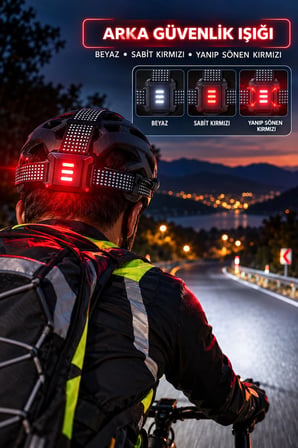 K Light KL-8502 Şarjlı Profesyonel Kafa Lambası Zoom Özellikli Hareket Sensörlü Arka Güvenlik Işıklı