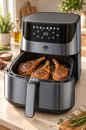 Trident Taf-509 XL İnox Airfryer Hava Fritözü