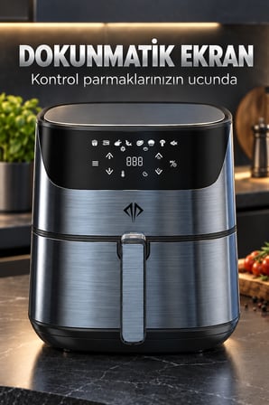 Trident Taf-509 XL İnox Airfryer Hava Fritözü