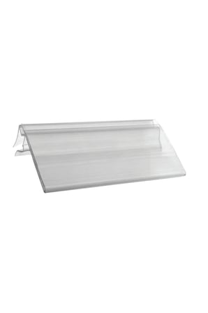 Cam Raflar Için Rafa Geçmeli -10 cm Plastik Etiketlik  250 Adet