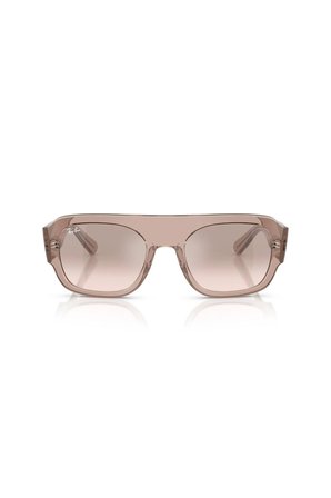 Ray-Ban RB2218 6727/8Z Güneş Gözlüğü Şeffaf Açık Kahve Çerçeve Aynalı Kahverengi Cam 55 mm