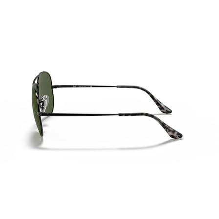 Ray-Ban RB3689 Unisex Güneş Gözlüğü Siyah Metal Çerçeve Yeşil Cam 58 mm