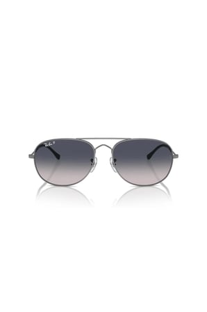 Ray-Ban RB3735 004/78 Güneş Gözlüğü Gri Metal Çerçeve Mavi Degrade Cam 60 mm