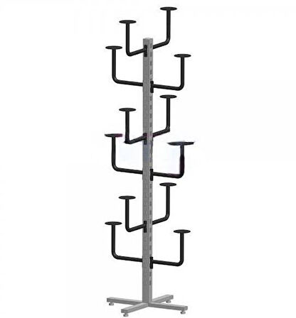 5 Adet Dikmeye Geçen Siyah Kask Tutucu