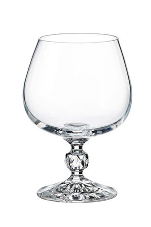 Collection Sterna Kristal 6'lı 250cc Kahve Yanı Su Bardağı/Konyak Kadehi Seti