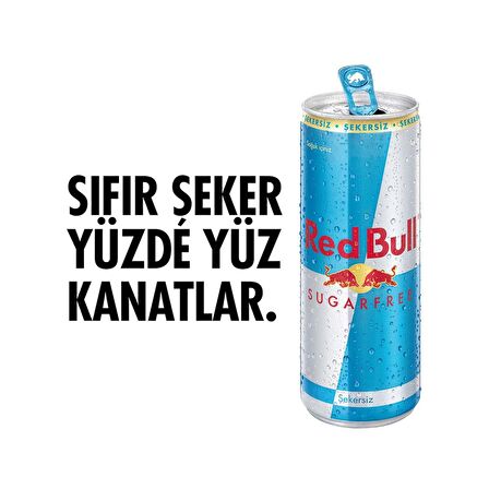 Red Bull Enerji İçeceği Şekersiz 250 Ml X 24 Adet