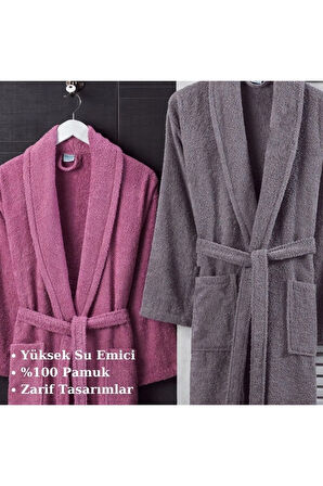 Havlulu Bornoz 4lü Set