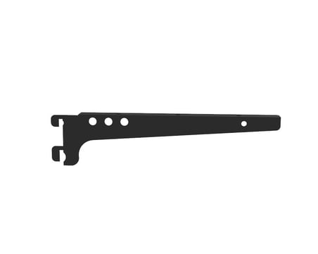 Konik Dikmeye Geçen Raf Destek Kolu - Ahşap Raf Desteği, Raf Tutucu Ayak - 30 cm 2 Adet-Krom