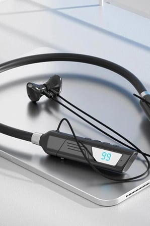 Delux Serisi Ofis Müzik Günlük Bluetooth Kulaklık TB07 Siyah