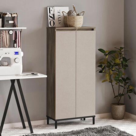 Robin Home Gloria Çok Amaçlı Dolap Banyo Dolabı Mutfak Dolabı,Ofis ve Kiler Dolabı GL2