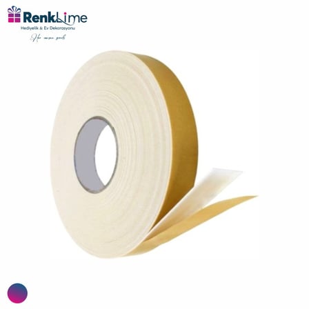 19mm Çift Taraflı Köpük Bant - 50 Metre