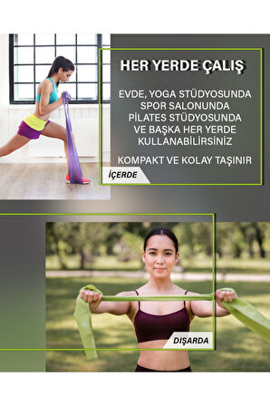 Pilates Lastiği Orta Sert Rb Om