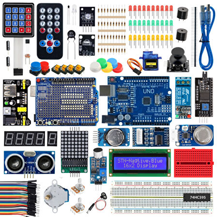 Arduino Uyumlu Robotik Kodlama Seti 190 Pcs (Kutulu ve E-Kitaplı)