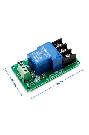 5V 1 Kanal 220V 30A Röle Modül Yüksek Akım Güç Kontrol Anahtarı Opto İzolasyon Düşük/Yüksek Tetik
