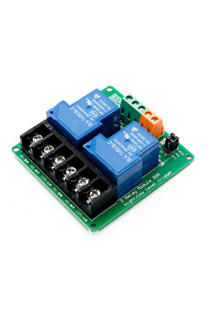5V 2 Kanal 220V 30A Röle Modül Yüksek Akım Güç Kontrol Anahtarı Opto İzolasyon Düşük/Yüksek Tetik