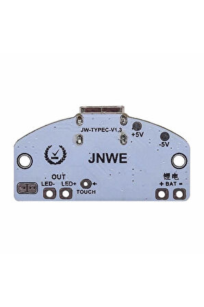 Type C Usb Besleme Dokunmatik Led Dimmer Modül 3.7V Lion Lityum Pil Şarj 3W Parlaklık Kontrol Anaht