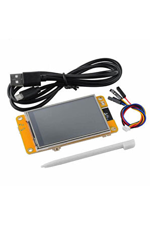 ESP32-2432S028R 2.8 inch Rezistif Dokunmatik Tft Lcd Modül 240x320 Pixel Rgb Led Ldr Usb Uart IO Se
