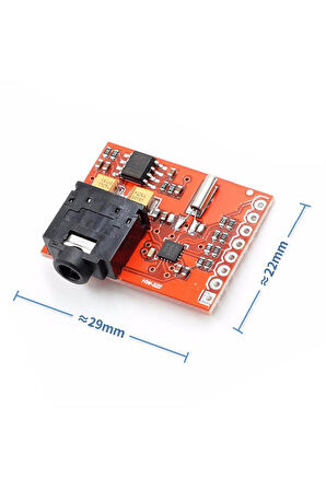 SI4703 FM Stereo Radyo Alıcı Modülü I2C Dijital Programlanabilir Düşük Güç 76Mhz-108Mhz 3.5mm Ses S