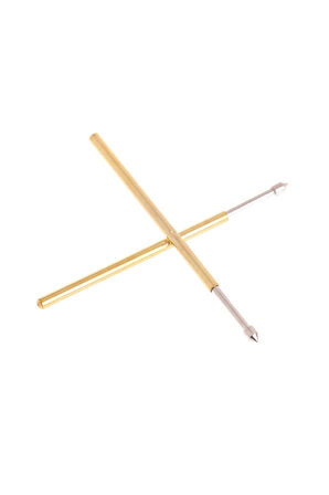Pogo Pin P100-E2 Uyumlu 100 Adet Set Altın Kaplama Yaylı Test Probu Pim 1.3mm Konik Programlayıc
