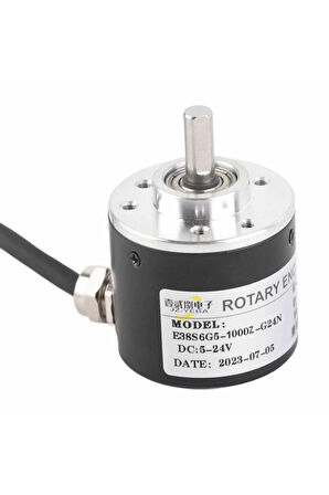 E38S6G5-1000Z-G24N 1000 Pals Optik Enkoder DC 5V/24V Rotary Döner Encoder AB 2 Fazlı Motor Dönme Hı