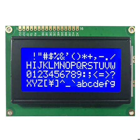 1604A 4x16 Mavi Karakter LCD Modül Display Ekran 5V Beyaz Arka ışık 16X4 16 X 4 Standart SolÜst Lcd