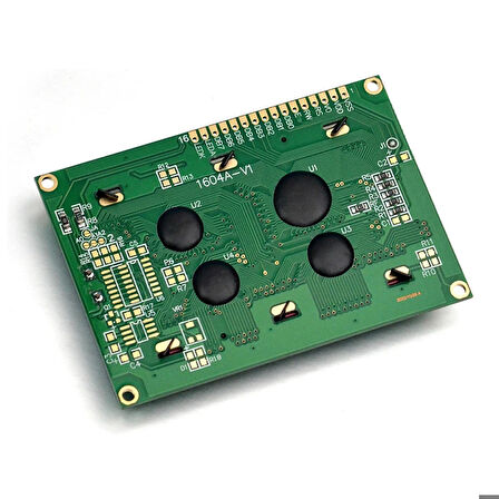 1604A 4x16 Mavi Karakter LCD Modül Display Ekran 5V Beyaz Arka ışık 16X4 16 X 4 Standart SolÜst Lcd