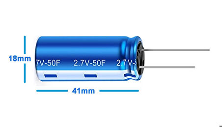 50F 2.7V Süpercap 10x25mm DIP Süper Kapasitör Enerji Depolama Güneş Rüzgar Akü Batarya Güç Kaynağı
