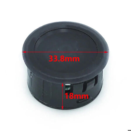 4-100V Dc Voltmetre Yuvarlak Panel Tip Montajlanabilir Dijital Kırmızı Renk Led Ekran Voltaj İzleme