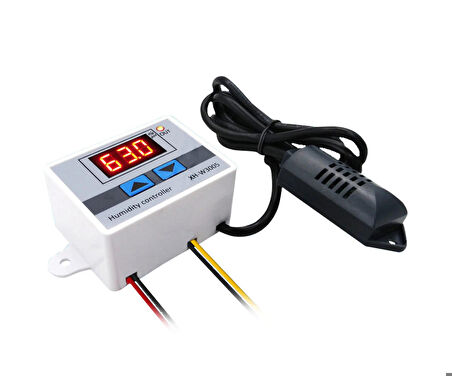 XH-W3005 DC 12V Dijital Nem Kontrol Cihazı 120W Güç Kuluçka Depo Oda Sera Havalandırma İklimlendirme