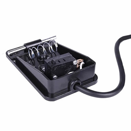 Pedal Ayak Butonu Kaydırmaz AC 250V 10A NO NC SPDT Push Anlık Ayak Kontrollü Anahtar Switch Freze