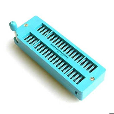 40 Pin Zif Soket Mandallı Kolay Entegre Montaj Aparatı Geliştirme Kartı Altın Kaplama 2.54mm DIP ZIF