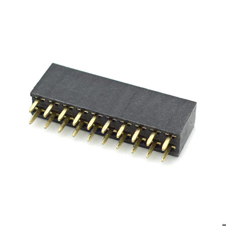 2x10 Pin Dişi Header Çift Sıra 180 Derece 2.54mm Bölünebilir Konnektör Soket Breadbord Pcb Devre Bağ