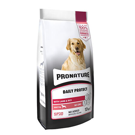 Pronature Daily Adult Kuzu Etli ve Pirinçli Yetişkin Köpek Maması 12 Kg