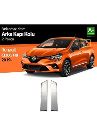 Renault Clio 5 Krom Kapı Kolu Arka Kapı 2 Prç. 2019 ve Üzeri