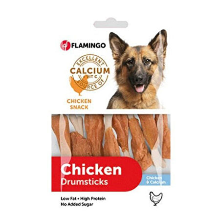 Flamingo Tavuklu Kalsiyum Kemik Köpek Ödül Maması 85 Gr